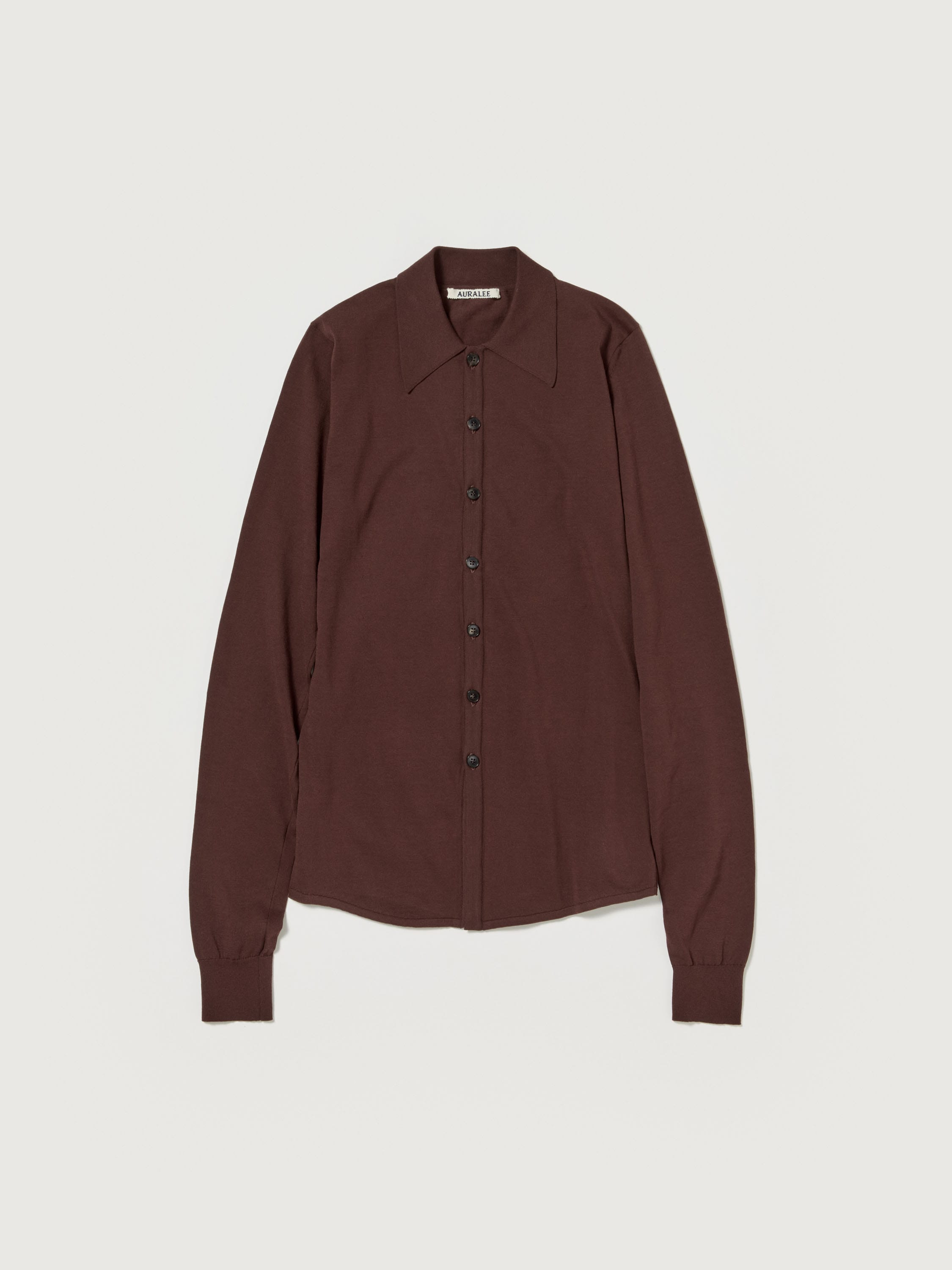 오라리 우먼즈 가디건 SUPER HIGH GAUGE COTTON KNIT SHIRT CARDIGAN 25SS - 상세 이미지 2
