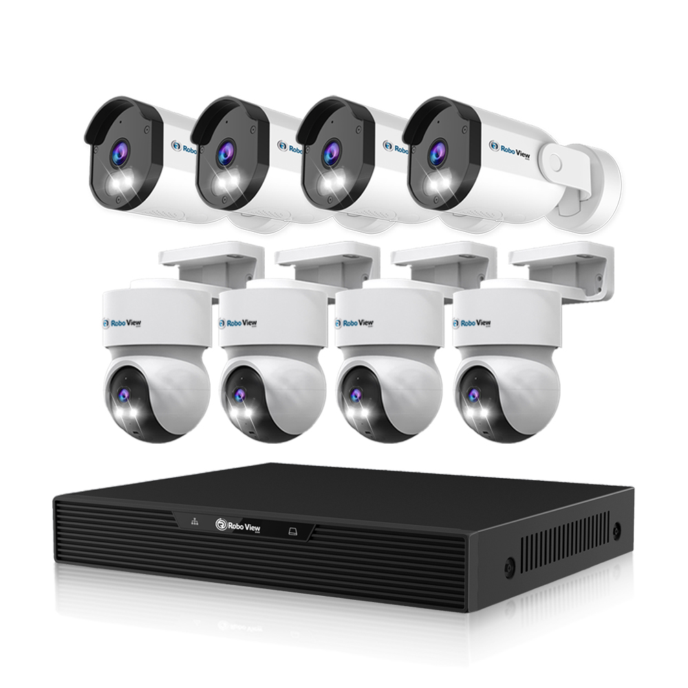 글로벌아이넷 로보뷰 NVR 8채널 AI CCTV POE 녹화기 4K UHD N5 4개+A7 4개 - 상세 이미지 4