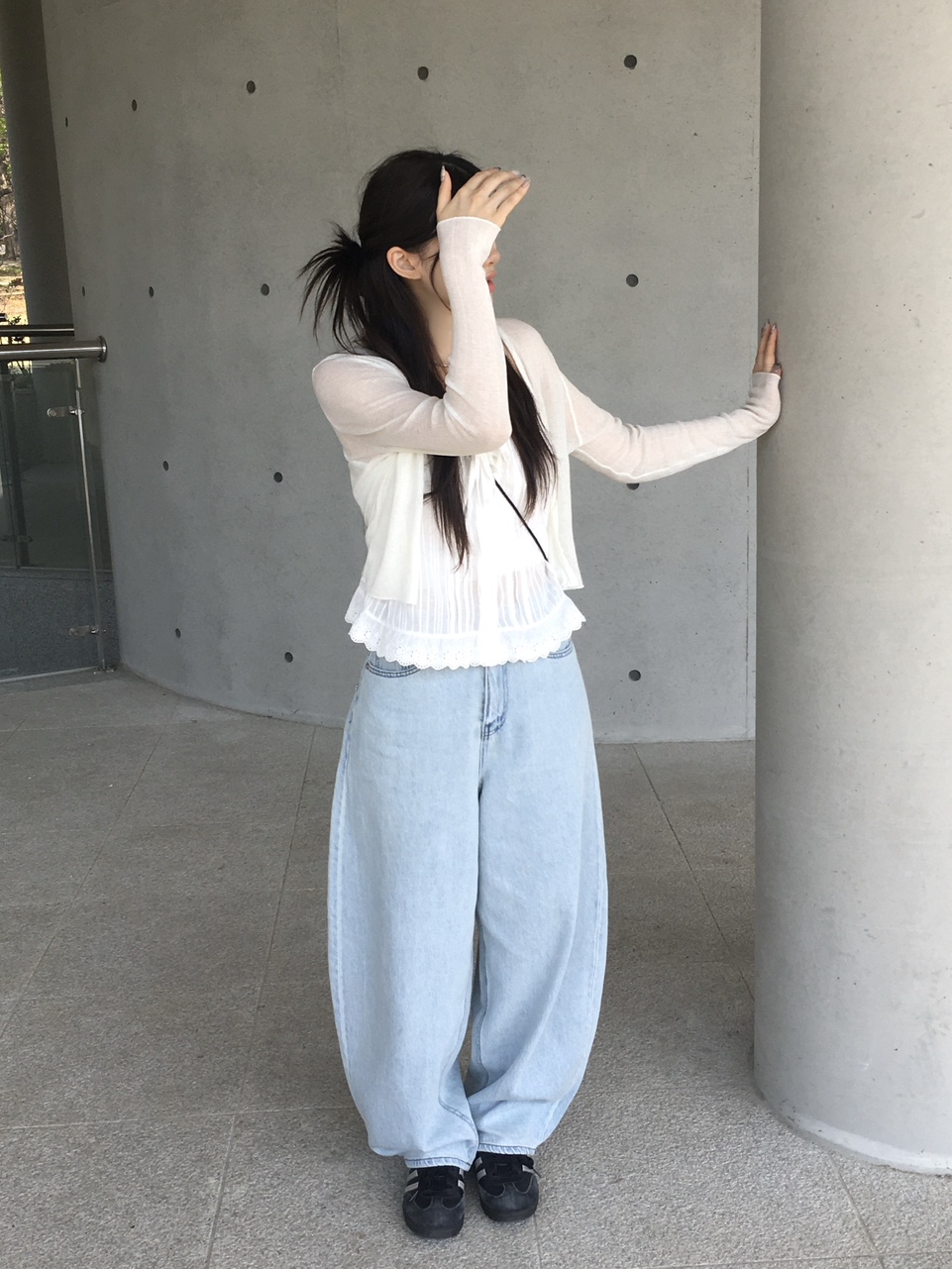 [햇빛가림용🌞💛] 클로버 썸머 후들 시스루 가디건 (6color) 상세 이미지 10