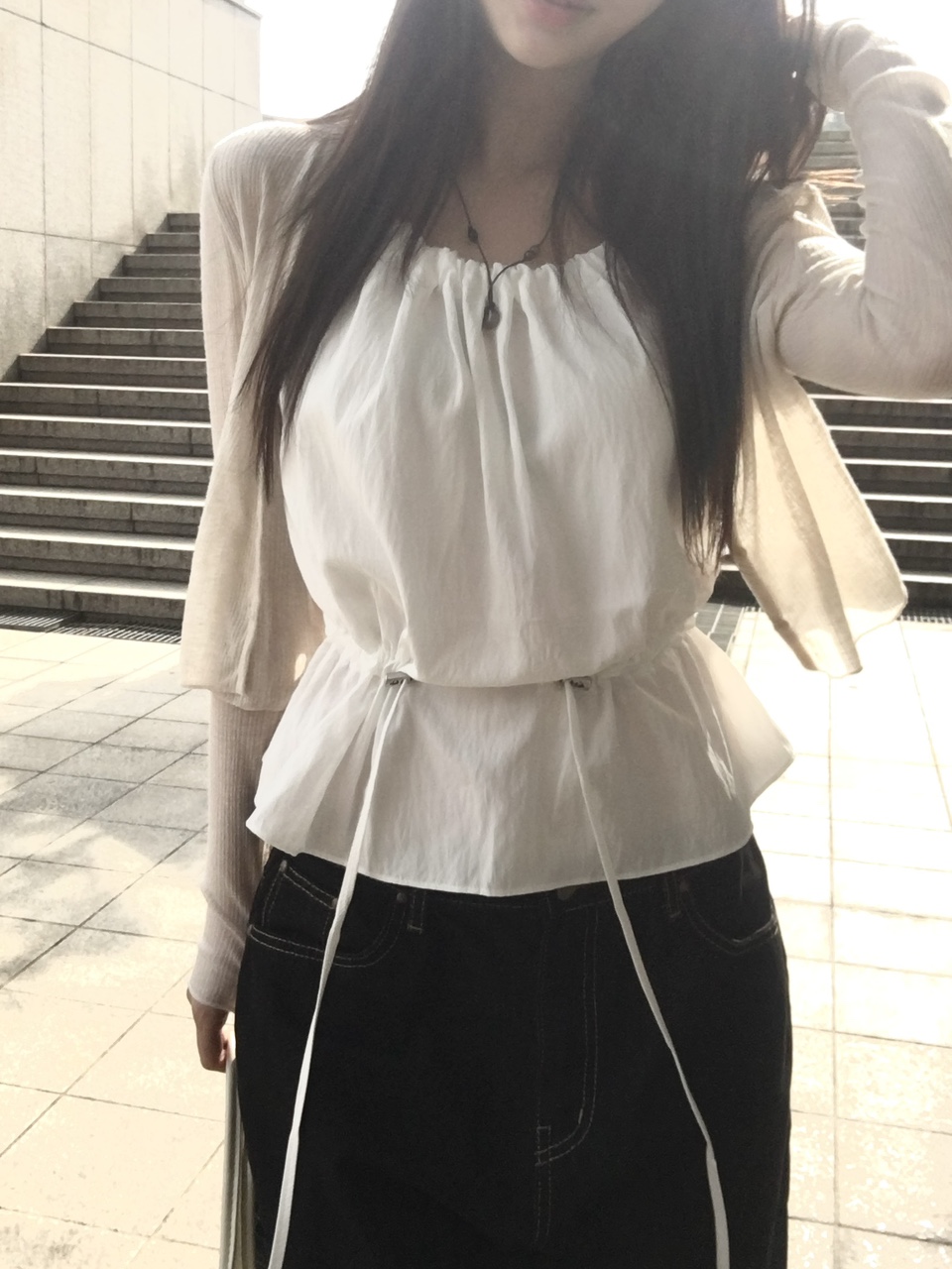 [햇빛가림용🌞💛] 클로버 썸머 후들 시스루 가디건 (6color) 상세 이미지 23