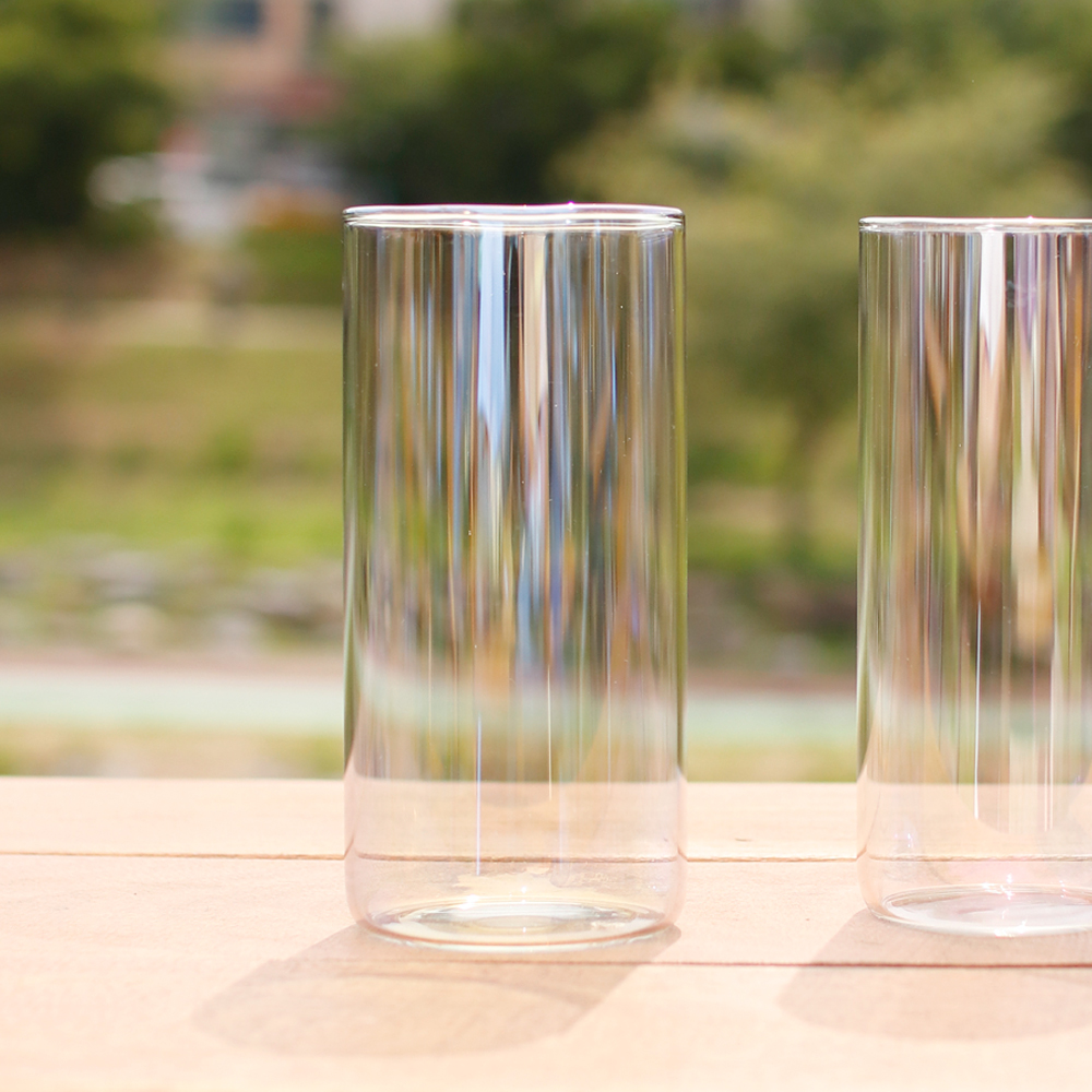 내열유리 오로라 유리컵 430ml, 2개, (A_C01) - 상세 이미지 5