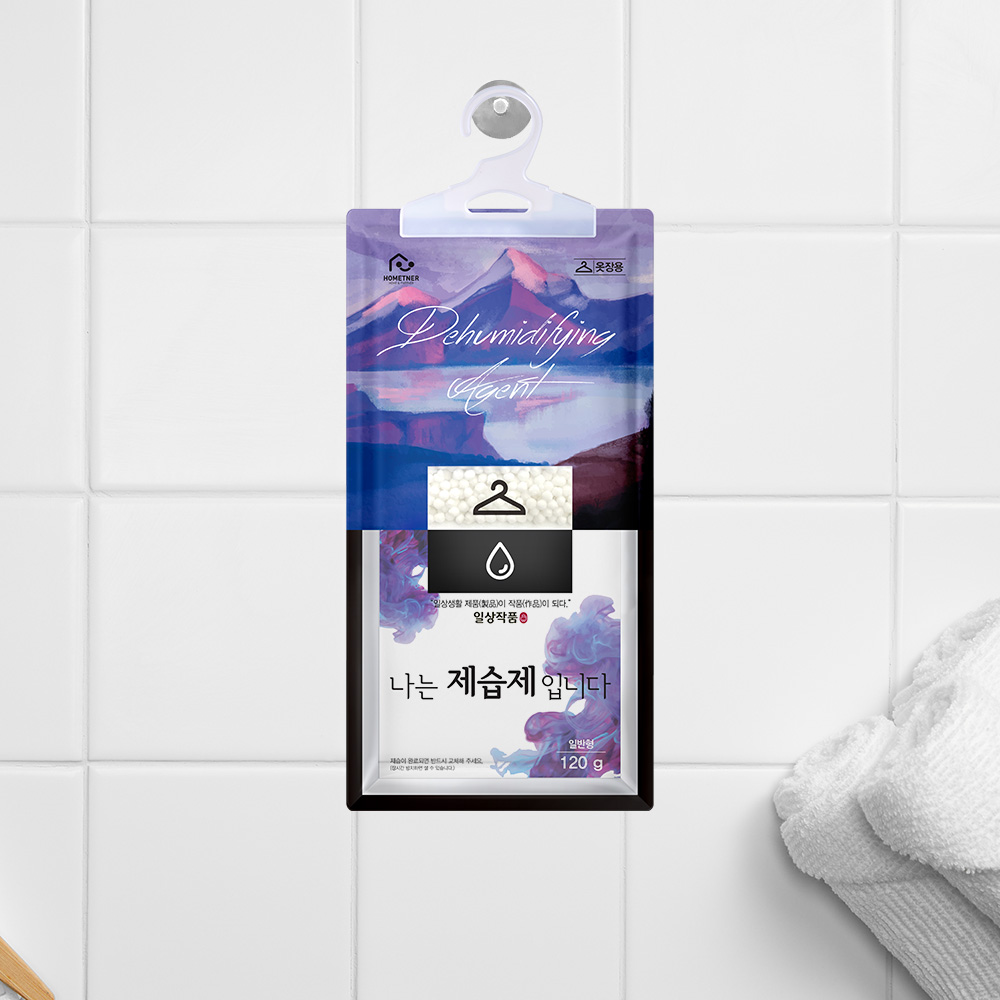 홈트너 제습제 옷장제습제 습기제거제 옷걸이형 120g, 20개
