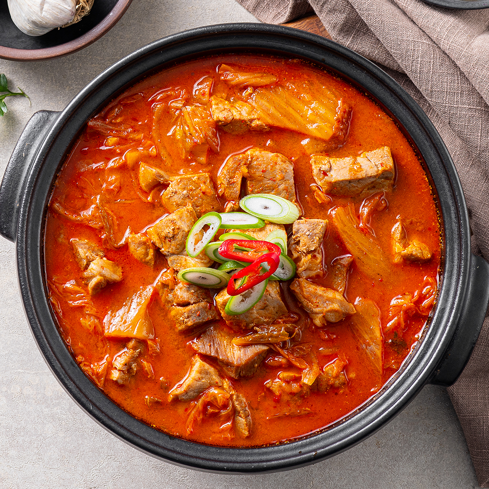 고기듬뿍 제주흑돼지 김치찌개 1KG (냉동) - 상세 이미지 4