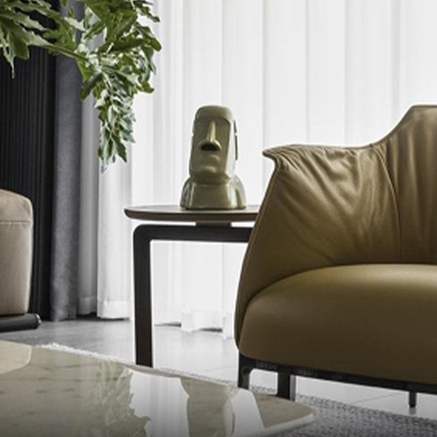 아치볼드 인테리어 편안한 안락 레더 체어 Archibold Chair - 상세 이미지 3
