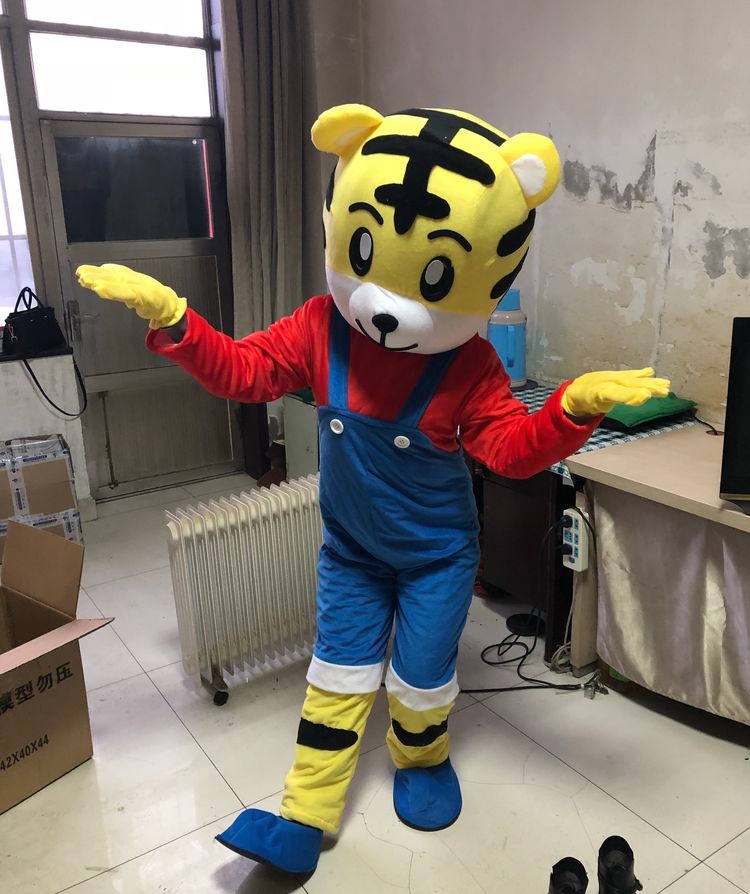 호랑이 인형탈 의상 코스프레 행사용 캐릭터 공연 축제 - 상세 이미지 3