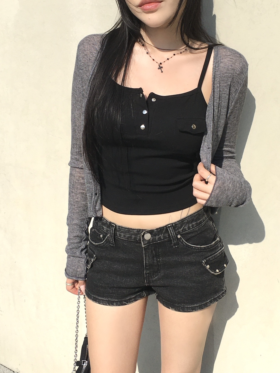 [햇빛가림용🌞💛] 클로버 썸머 후들 시스루 가디건 (6color) 상세 이미지 69