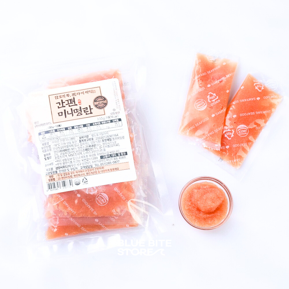 간편 짜먹는 명란 300g(30g x 10ea) 명란젓 무색소 저염 젓갈 - 상세 이미지 2