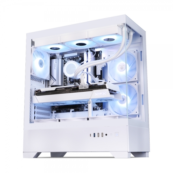 몬스타 가츠 Y623A AQUA 화이트 (미들타워) : 컴퓨터 존