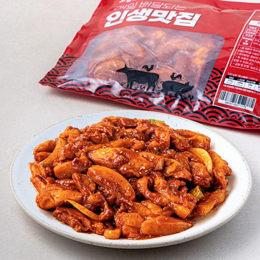 고급진 양념 닭갈비 1kg (냉장)