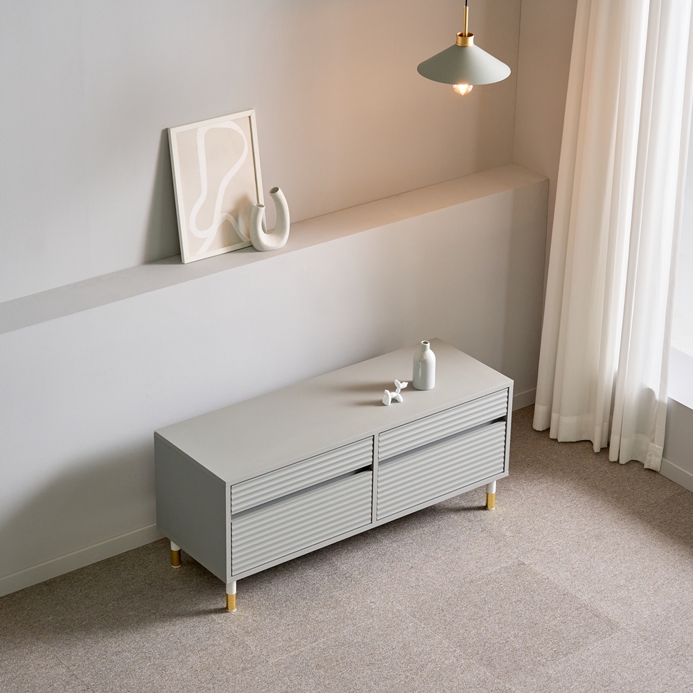 낮은거실장 미니티비다이 안방티비장 tv장식장 티비선반 서랍장