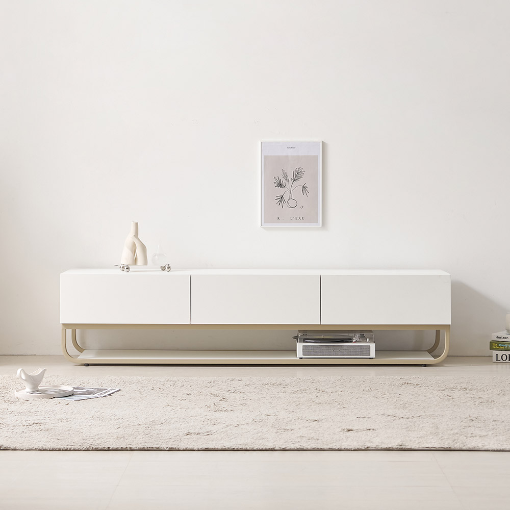 라자가구 E0등급 마리엔 모던 LED 거실장 180cm