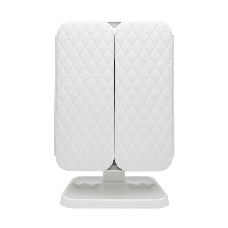 LED 탁상 거울 화장 메이크업 무선 접이식 화장대 여행용