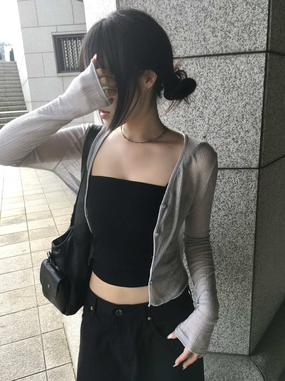 [햇빛가림용🌞💛] 클로버 썸머 후들 시스루 가디건 (6color) 상세 이미지 48