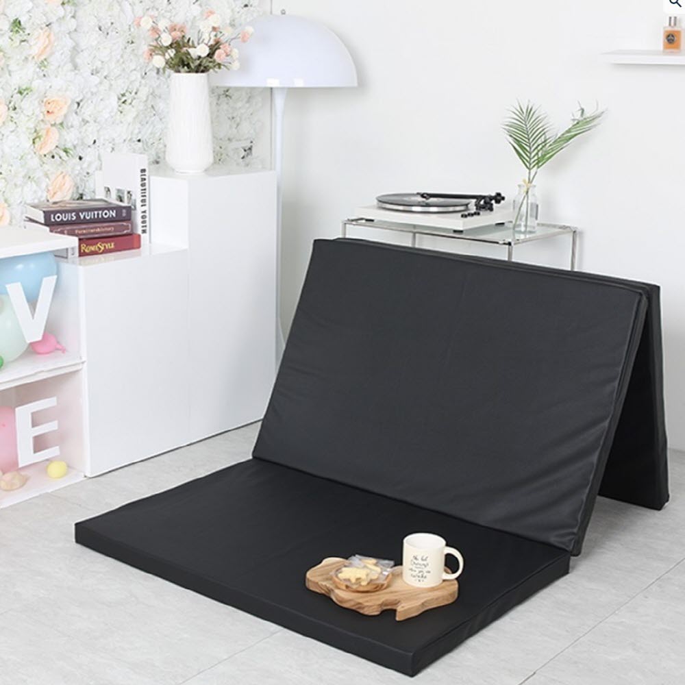 접이식 매트리스 허리디스크 3단 단단한 잠솔솔 토퍼 군용 매트릭스 손님용 소형