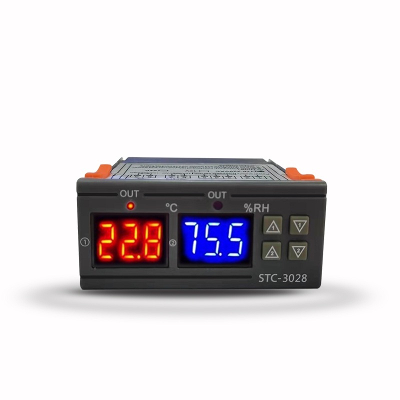 자동온도조절기 디지털 컨트롤러 LCD 장치 듀얼 센서 12V - 상품 이미지