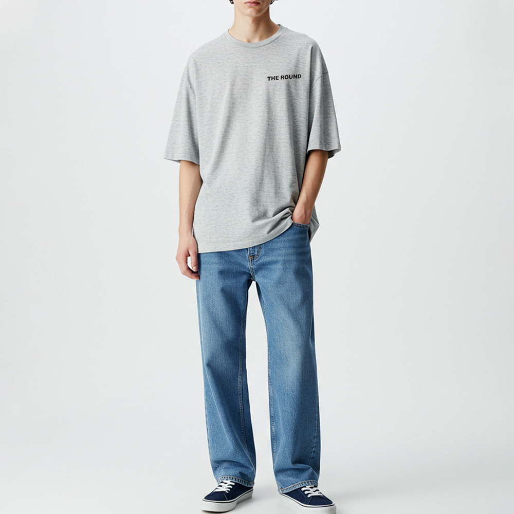 앤드류포맨 5부오버핏 네온그래픽 반팔티 - 상세 이미지 2