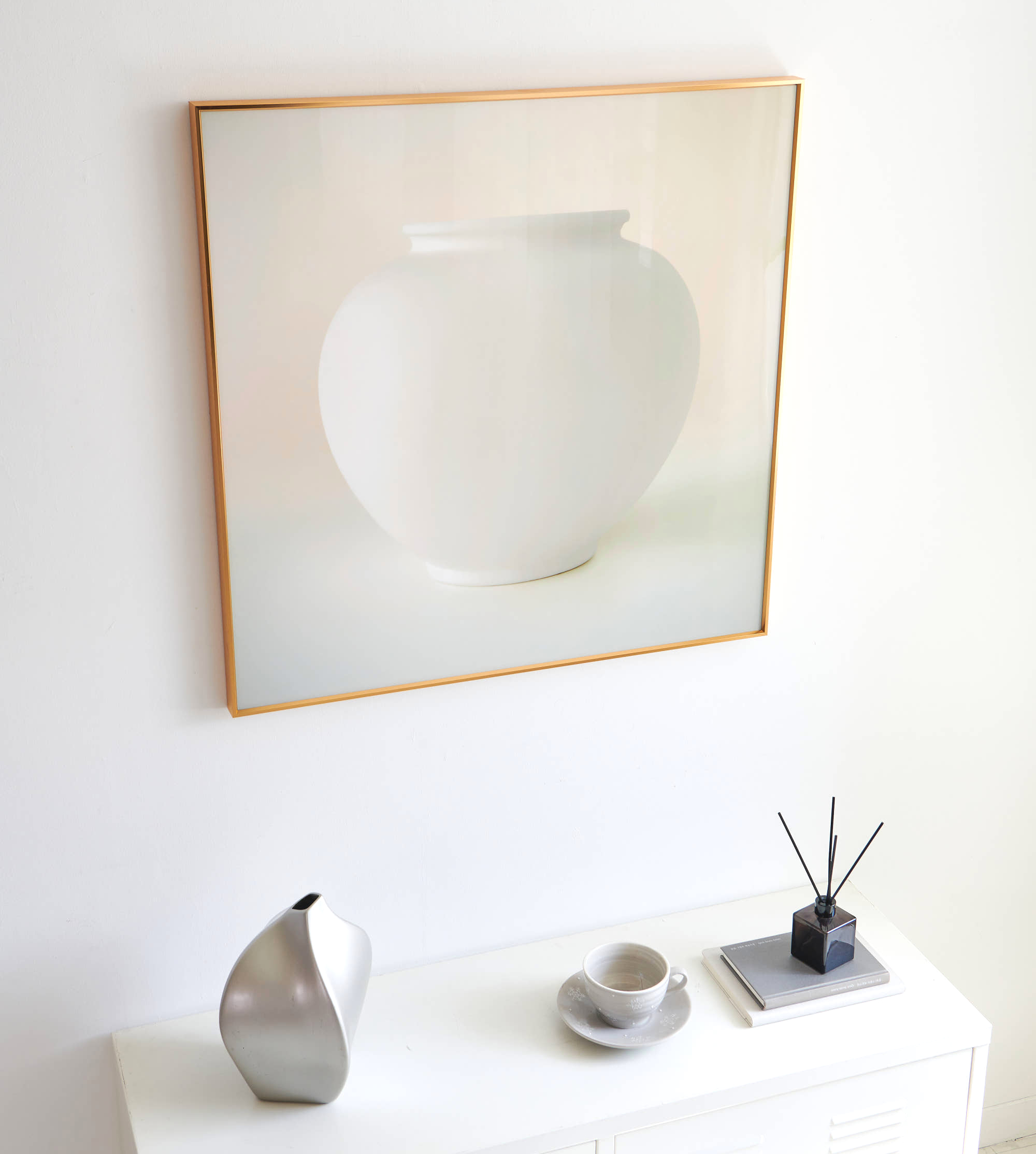 다복 달항아리 80x80cm 액자 복들어오는 그림 거실 인테리어 현관풍수 개업선물 캔버스