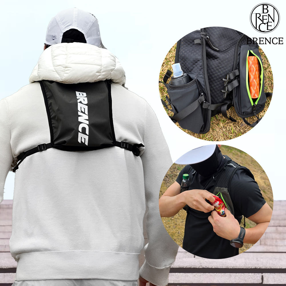 브렌스 마라톤 런닝가방 러닝조끼 벨트 백팩 달리기