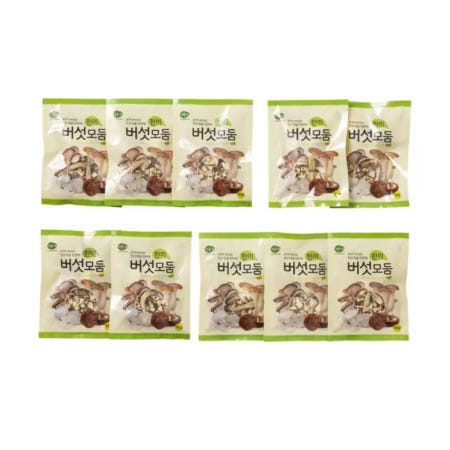 코스트코모듬버섯 한입버섯 말린 샤브샤브 10팩
