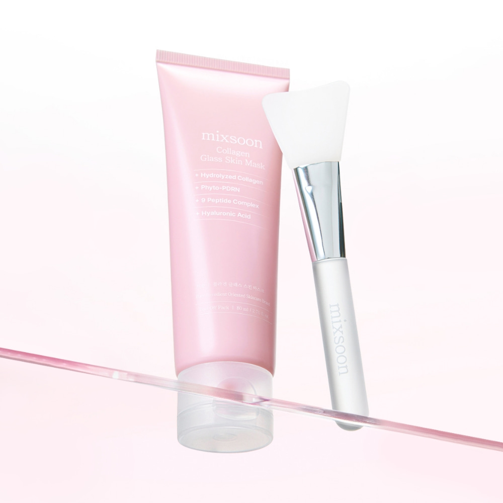 믹순 콜라겐 글래스 스킨 마스크 80ml(+브러시 포함) - 상품 이미지
