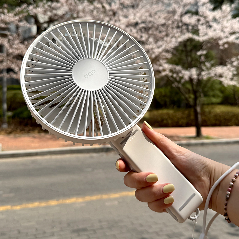 다오 빅팬선풍기 휴대용 무선 탁상용 캠핑 휴대용 저소음 BLDC 충전 시원한 6인치 접이식