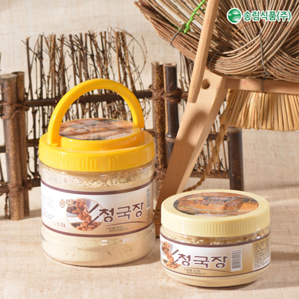 국산 청국장 가루 분말 효능 발효 콩단백질 요리 먹는방법 500g - 상품 이미지
