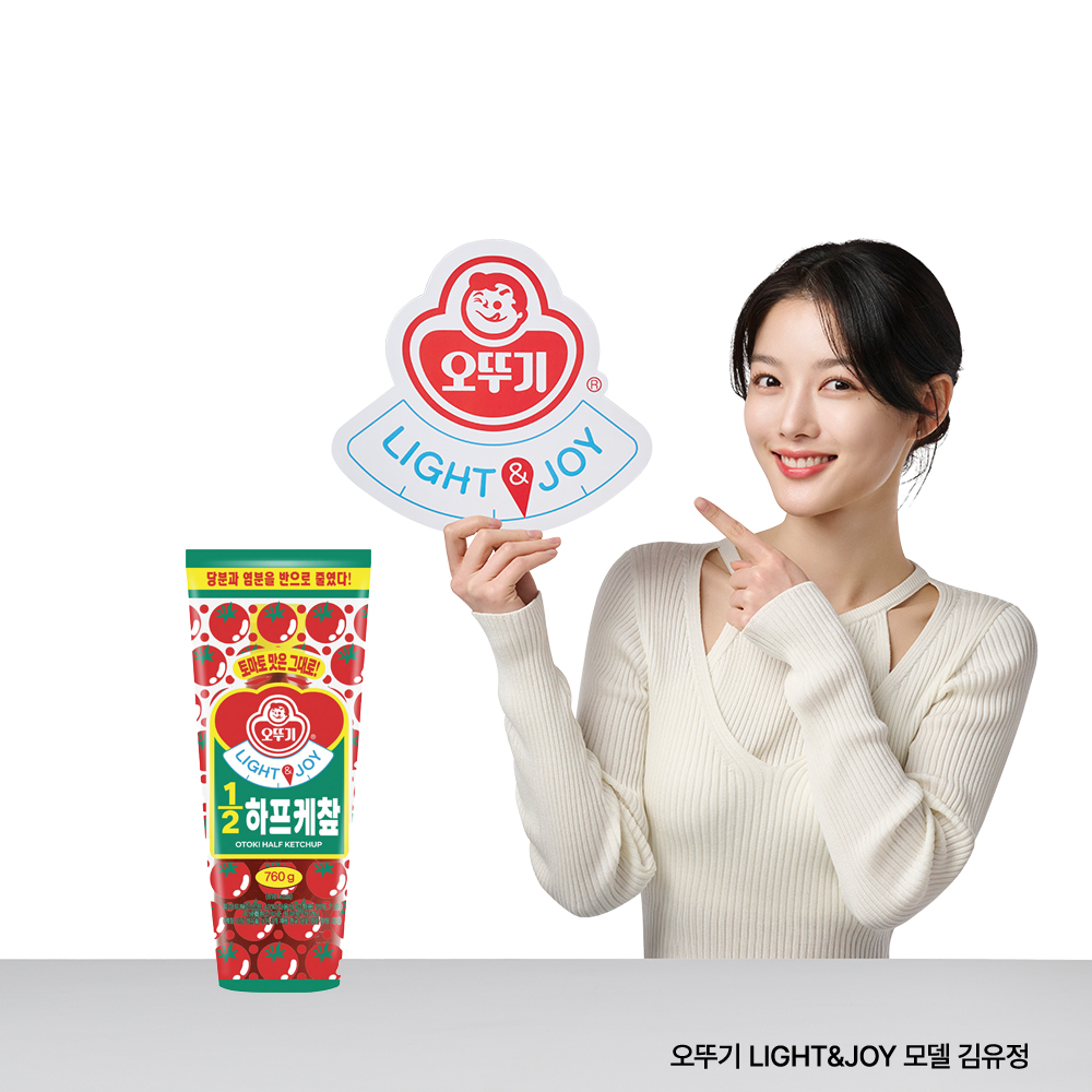 오뚜기 LIGHT&JOY 1/2 하프케찹 760g - 상품 이미지