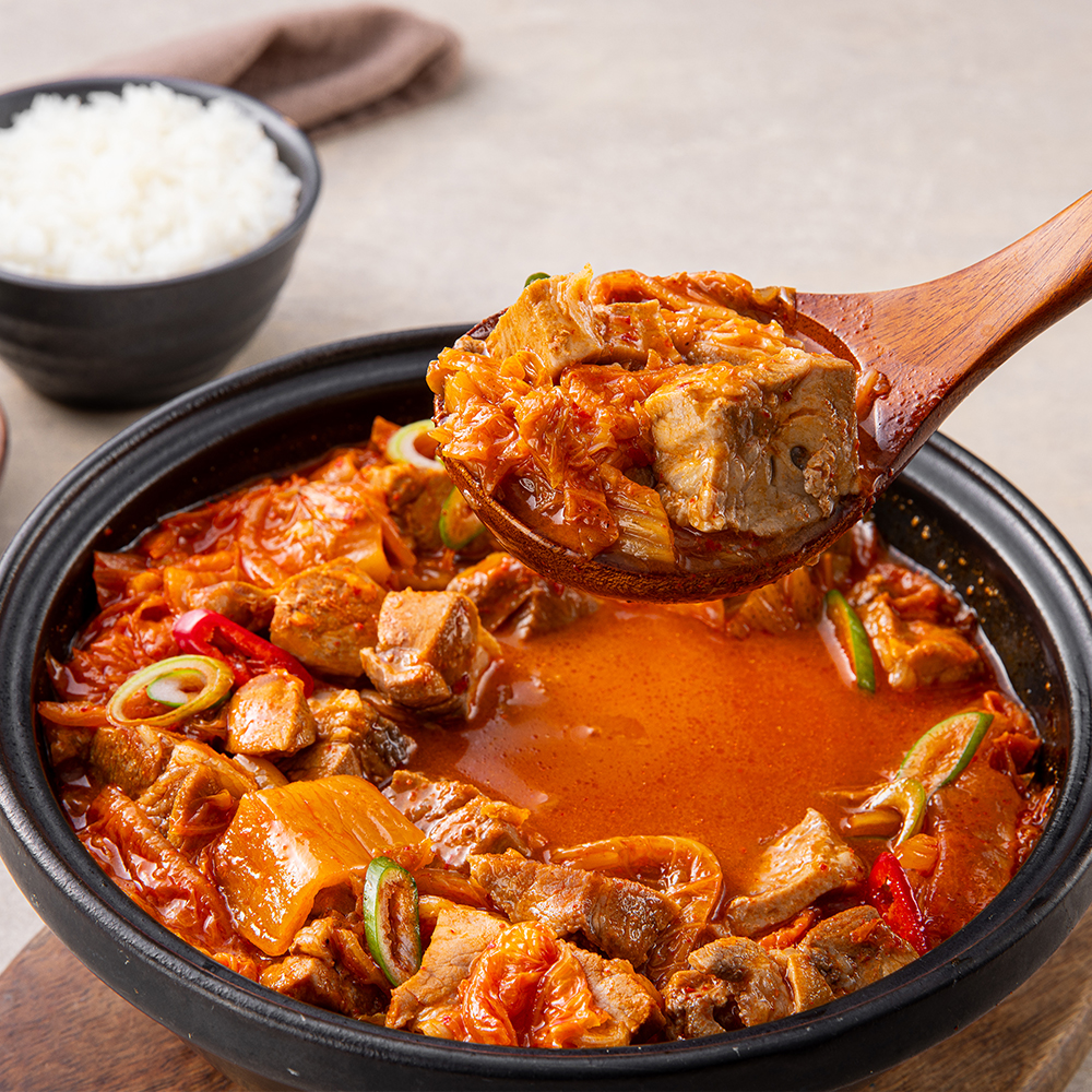 고기듬뿍 제주흑돼지 김치찌개 1KG (냉동) - 상세 이미지 3