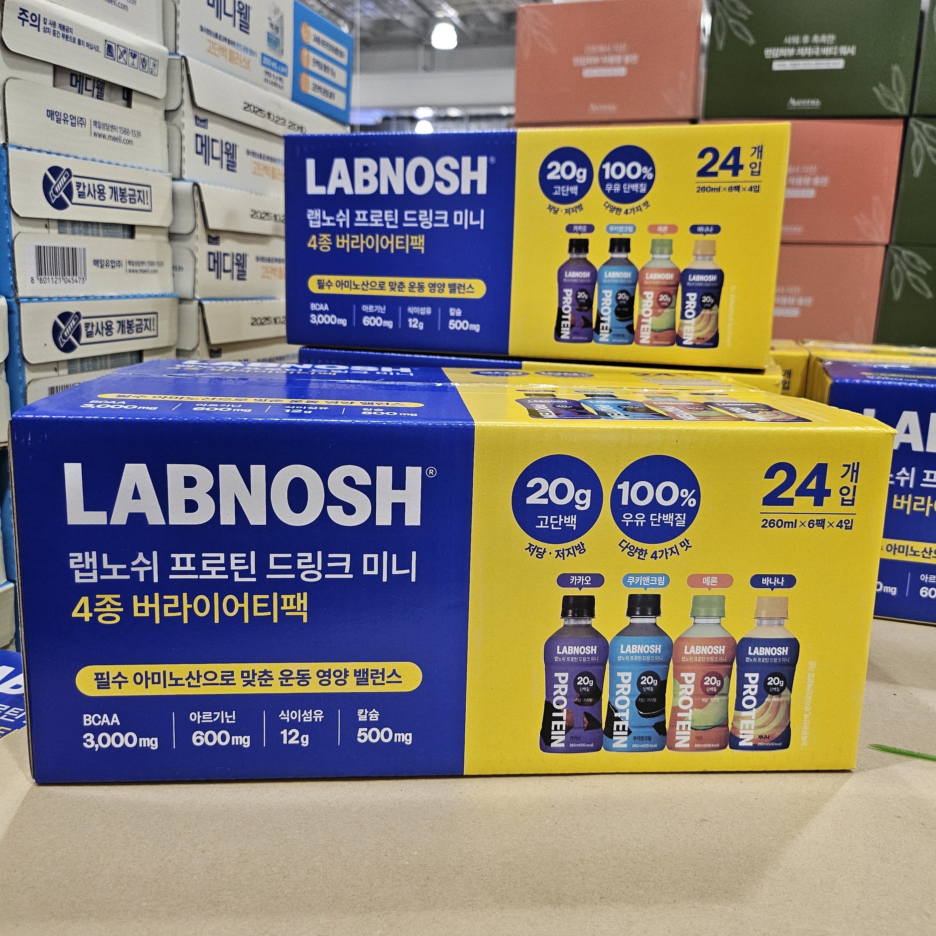 랩노쉬 프로틴 드링크 고단백 24개 초코맛 딸기 쿠앤크맛 바나나 코스트코 - 상세 이미지 2