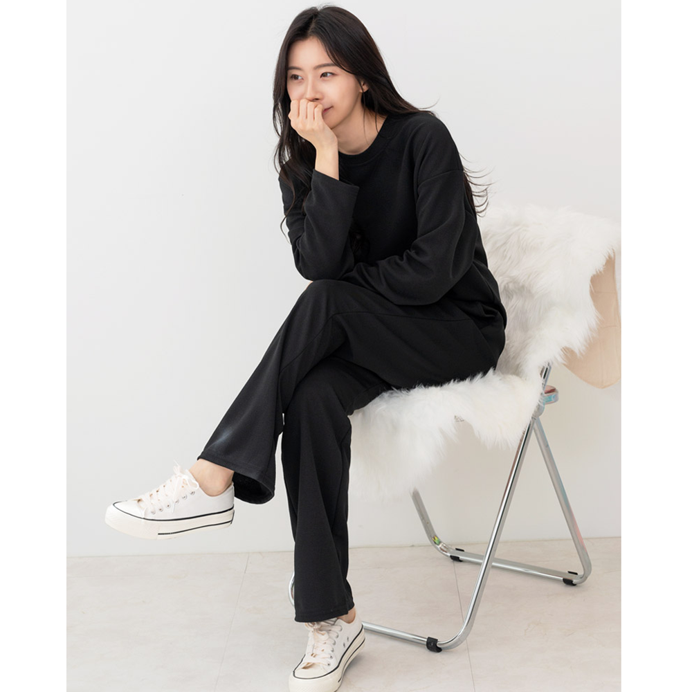 실내운동복 여성 체육복 세트 봄 가을 츄리닝 트레이닝 셋업 - 상세 이미지 5