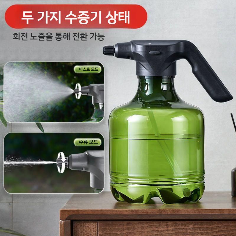 자동 전동분무기 가정용 소형 충전식 다용도 분사기 3L 그린 화이트 - 상세 이미지 2