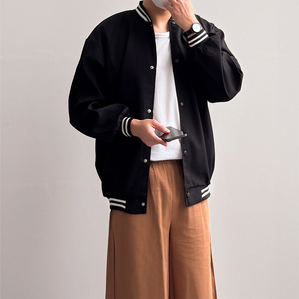 바시티자켓 러닝바람막이 스타디움자켓 - 상품 이미지