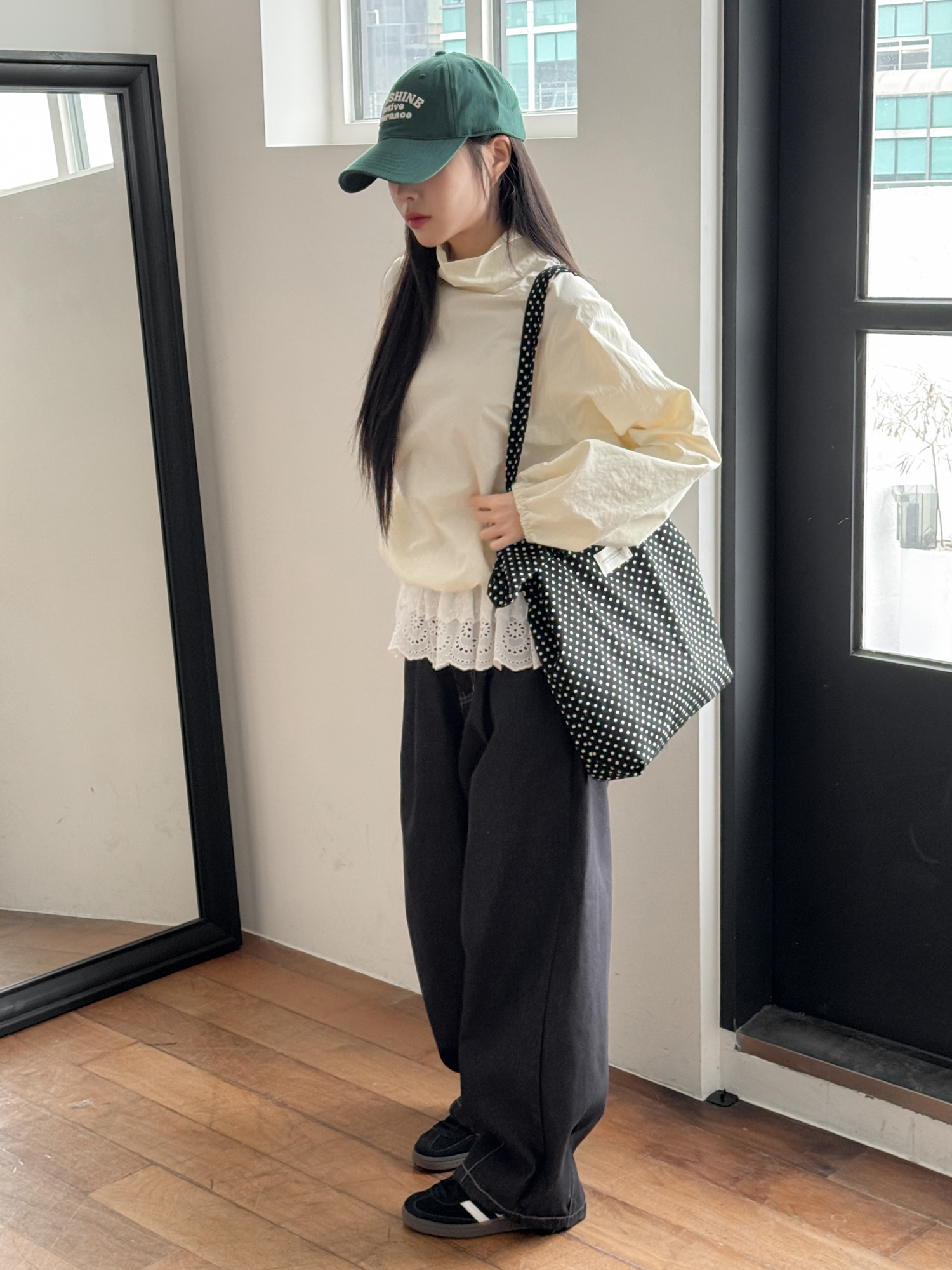 [소두핏] 선샤인 레터링 자수 데일리 볼캡 모자 5color 상세 이미지 33