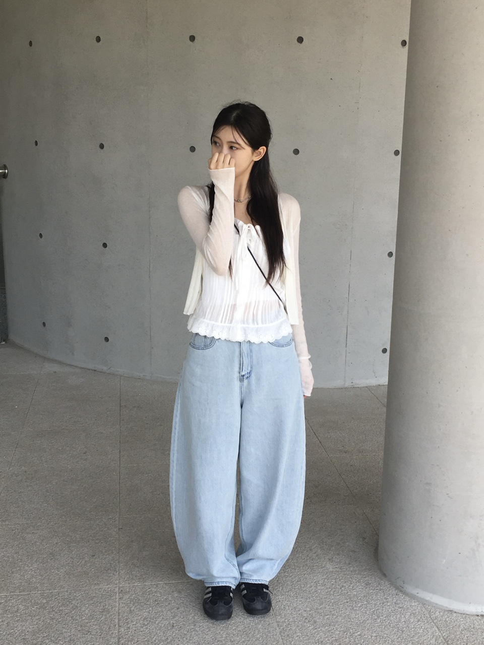 [햇빛가림용🌞💛] 클로버 썸머 후들 시스루 가디건 (6color) 상세 이미지 9