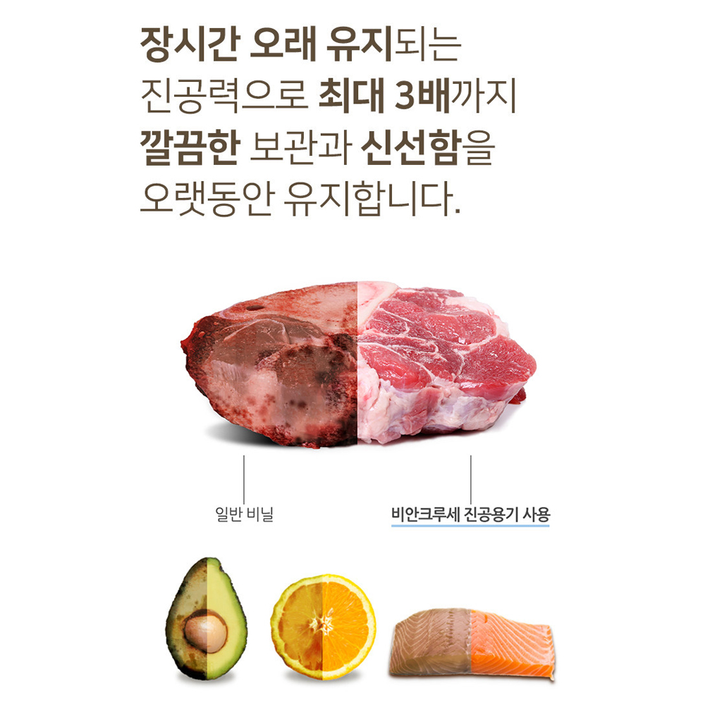 [자동] 비안크루세 원터치 진공 밀폐용기 풀세트 - 상세 이미지 3