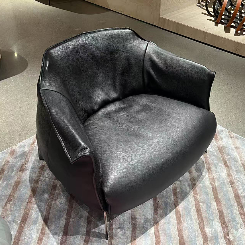 아치볼드 인테리어 편안한 안락 레더 체어 Archibold Chair - 상세 이미지 2