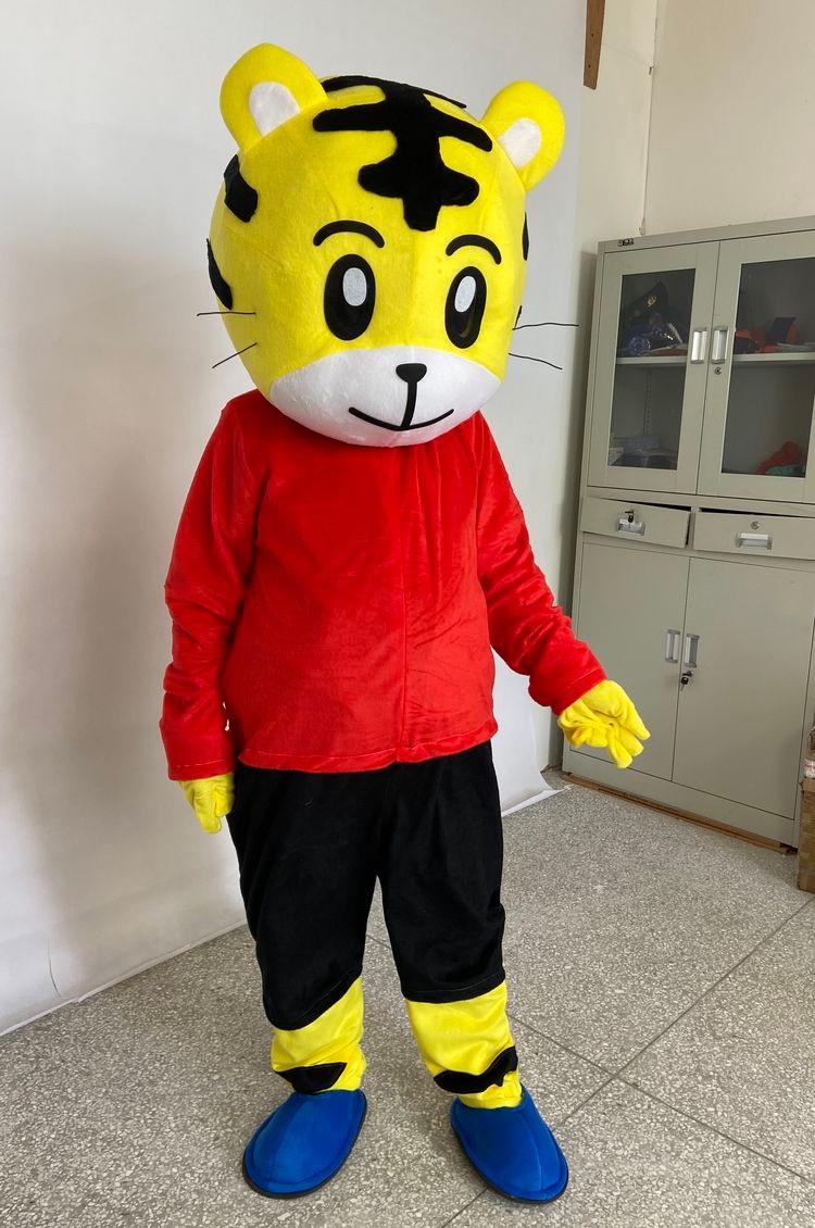 호랑이 인형탈 의상 코스프레 행사용 캐릭터 공연 축제 - 상세 이미지 4