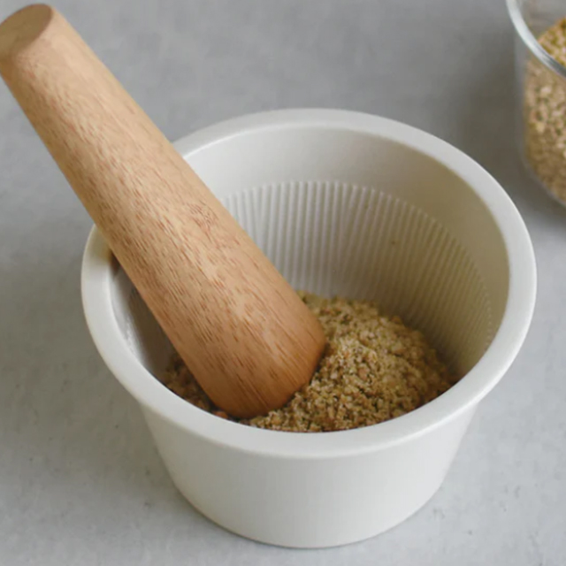 [정식수입] 킨토 절구 세트 일본 미니 마늘 깨갈이 도자기 절구통 이유식 - 상세 이미지 5