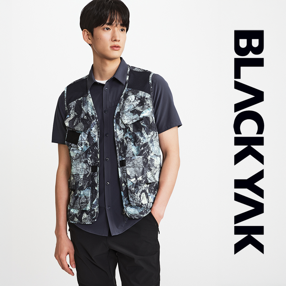 블랙야크 망사 등산조끼 아웃도어 남자여름조끼