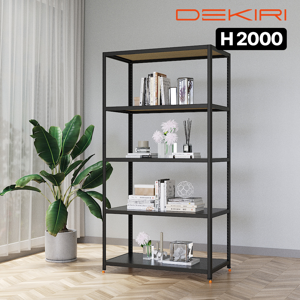 데키리 앵글선반 베란다정리 조립식선반 창고 렉 경량랙 4003002000 5단