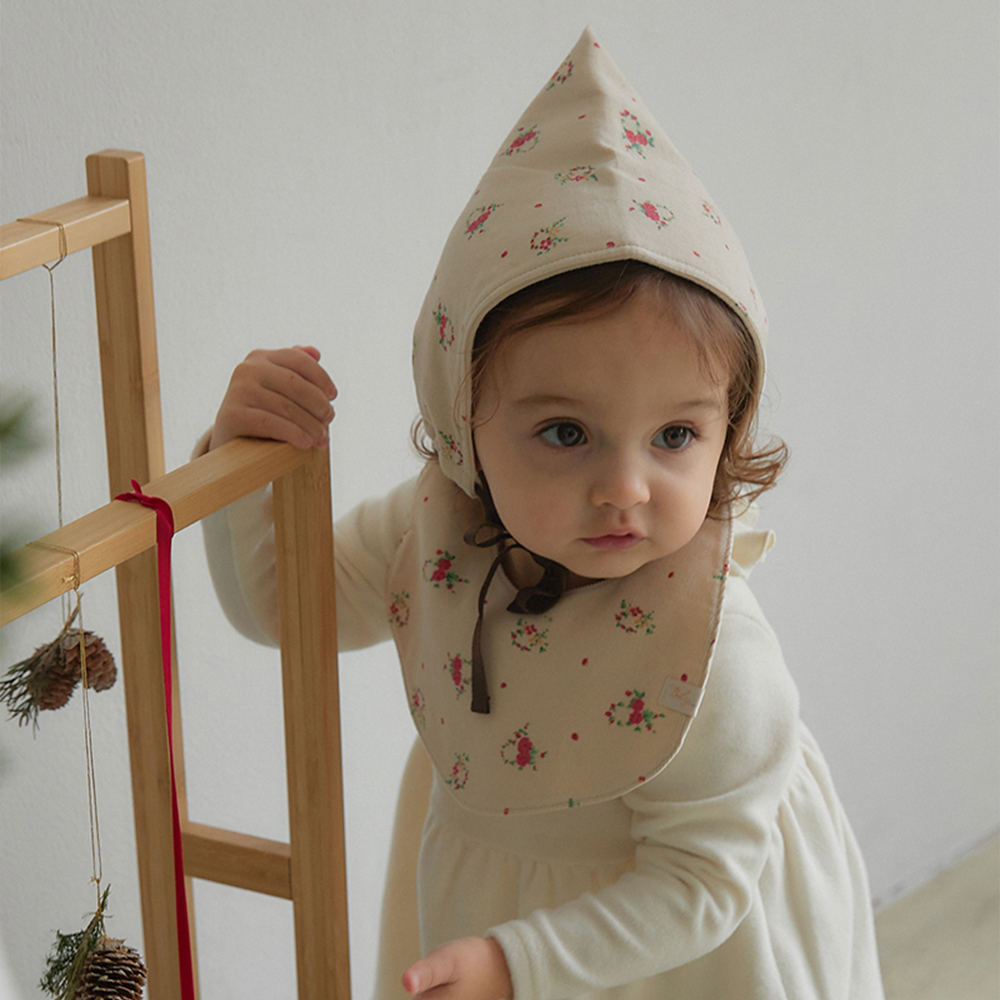 빌리 메리 글로우 오가닉 턱받이/보넷 (Free/6m~12m)