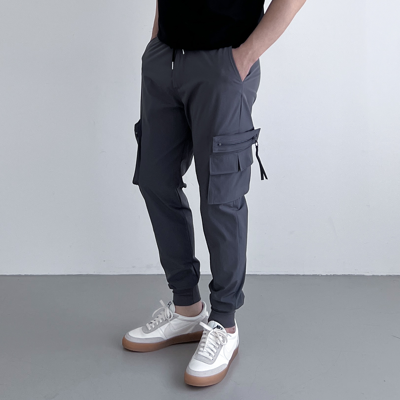 여름용 아이스조거팬츠 여름건빵바지 택티컬바지 - 상세 이미지 4