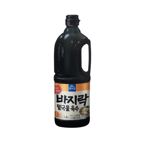원씨푸드 면사랑 프리미엄 바지락 밑국물 육수 1.8L 칼국수 해물육수 찌개 업소용 - 상품 이미지