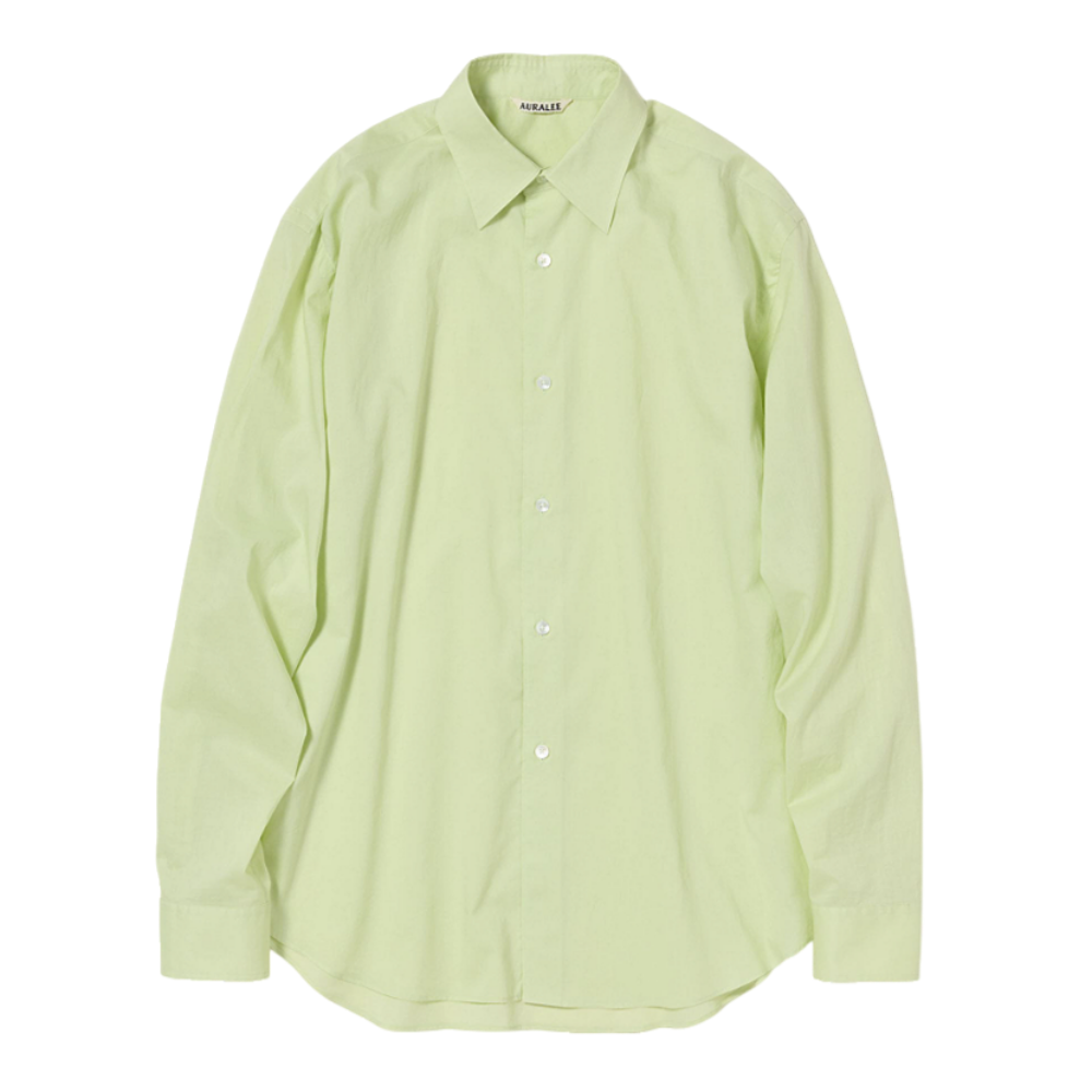 오라리 우먼즈 셔츠 WASHED FINX TYPEWRITER SHIRT 25SS - 메인 이미지
