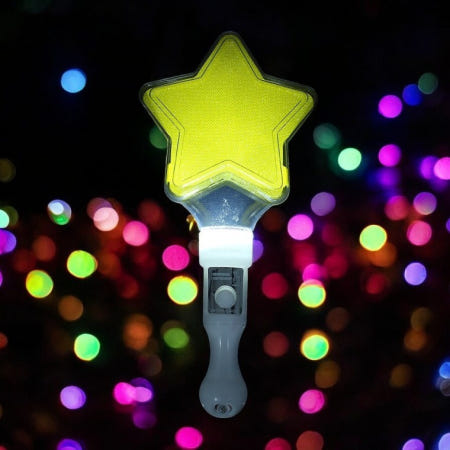 LED 별 야광봉(옐로우) 행사 콘서트 공연 응원봉/11월 12일재입고