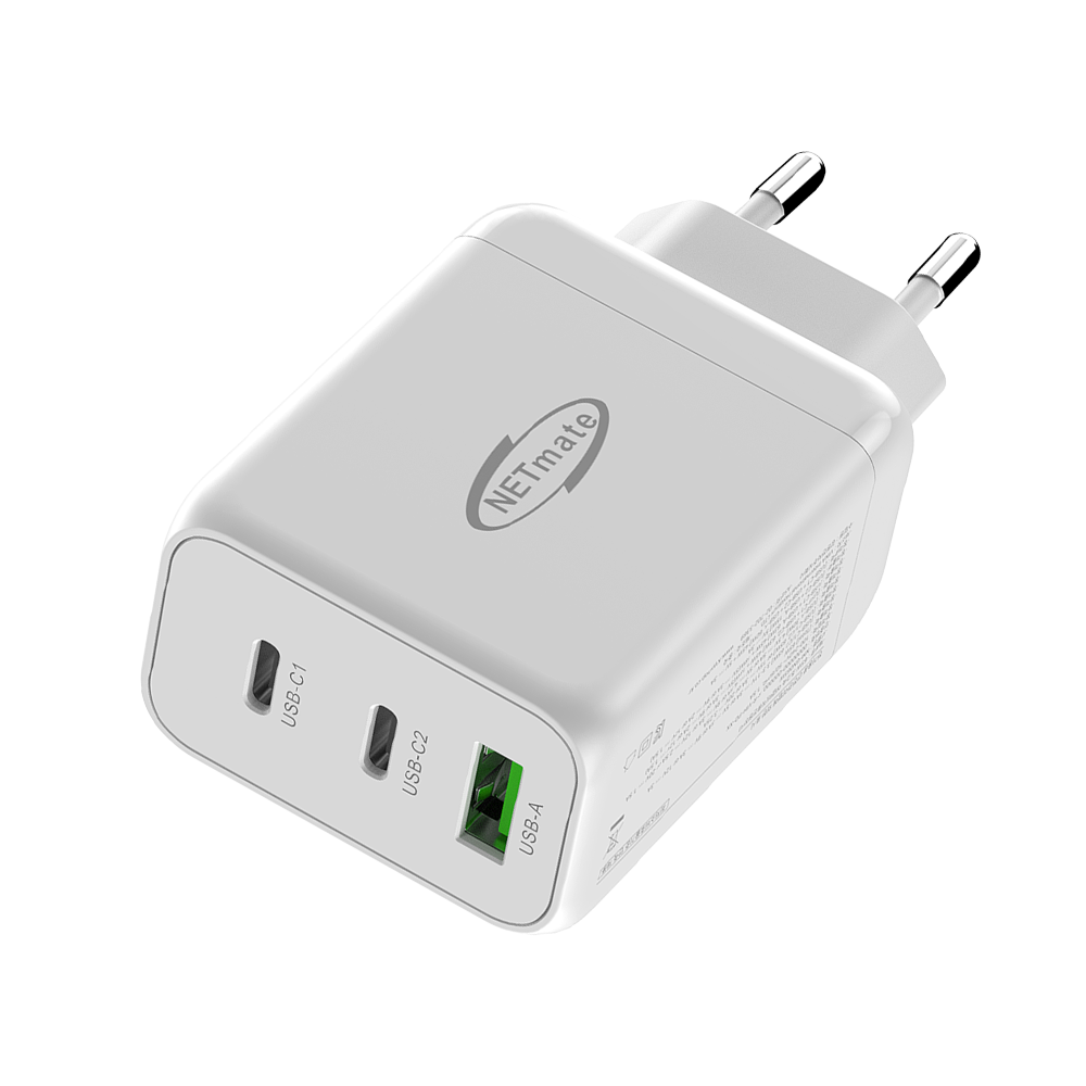 강원전자 넷메이트 USB PD GaN C타입 초고속 멀티 충전기 65W