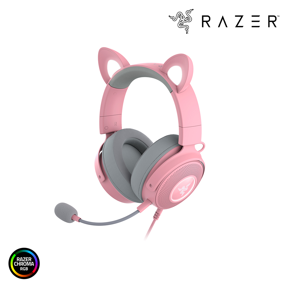 [혜택가 19만]레이저코리아 크라켄 키티 V2 PRO 게이밍 헤드셋 쿼츠