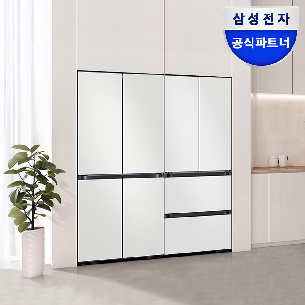 삼성 비스포크 키친핏 냉장고 김치냉장고 세트 RM70F63R2A RQ42DB94R2AP