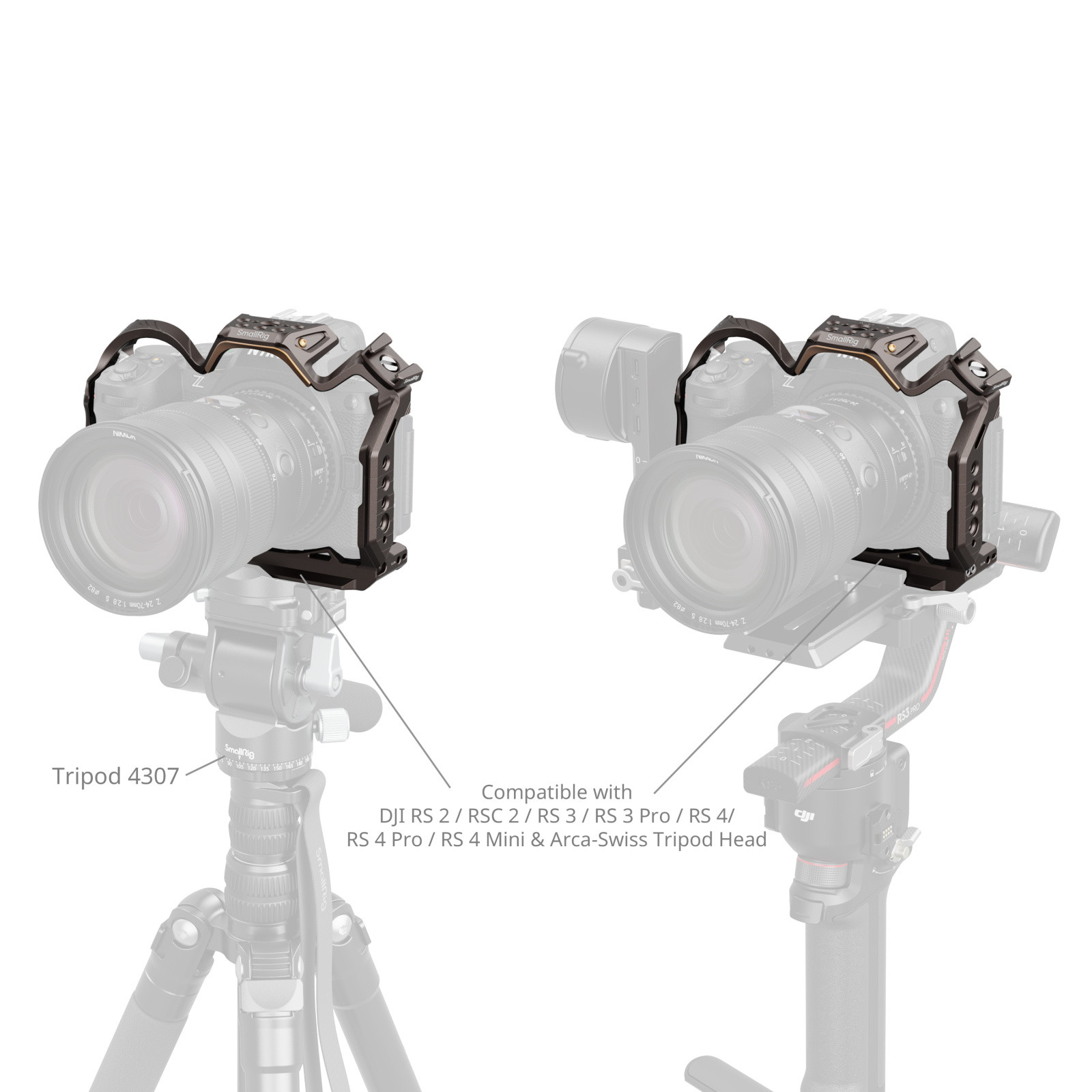 스몰리그 나이트 이글 니콘 Z5II/Z7/Z6/Z7II/Z6II/Z5 전용 카메라 케이지 5258 이미지 6
