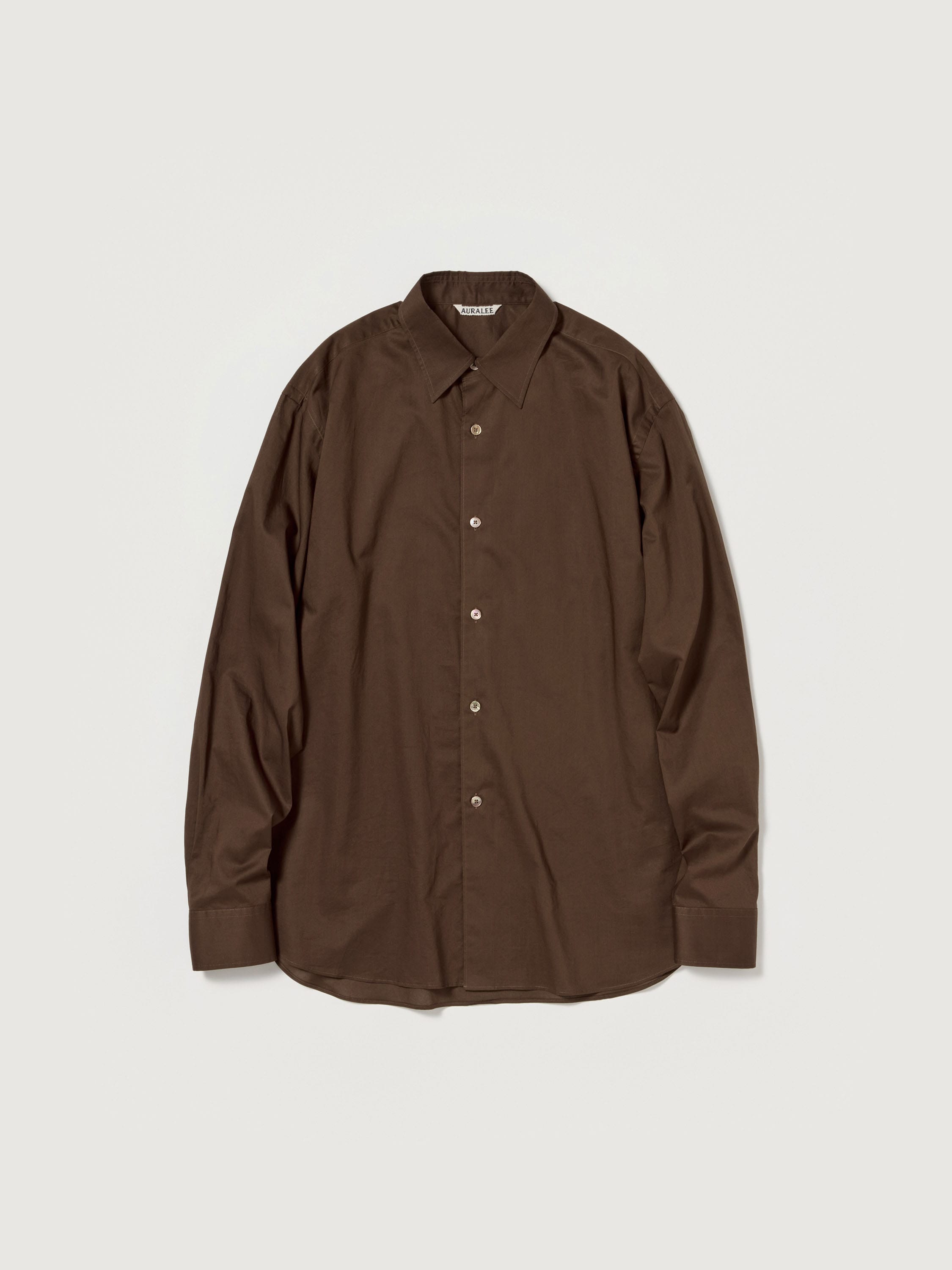 오라리 우먼즈 셔츠 WASHED FINX TYPEWRITER SHIRT 25SS - 상세 이미지 2